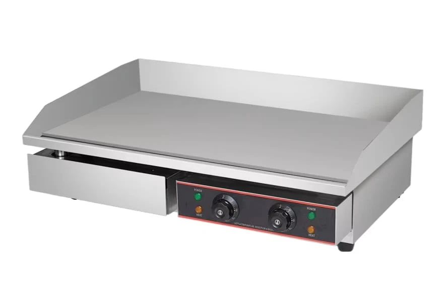 Quatrone -HEG-820 Commercial Electric Griddle Hotplate 730mm - Single Phase