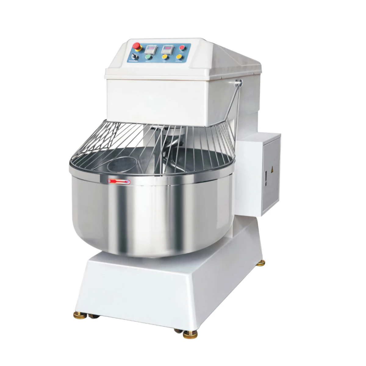 Quatrone Professional Heavy-Duty Spiral Dough Mixer 130 Litre - 50Kg Capacity - 3 PHASE Model:H-130