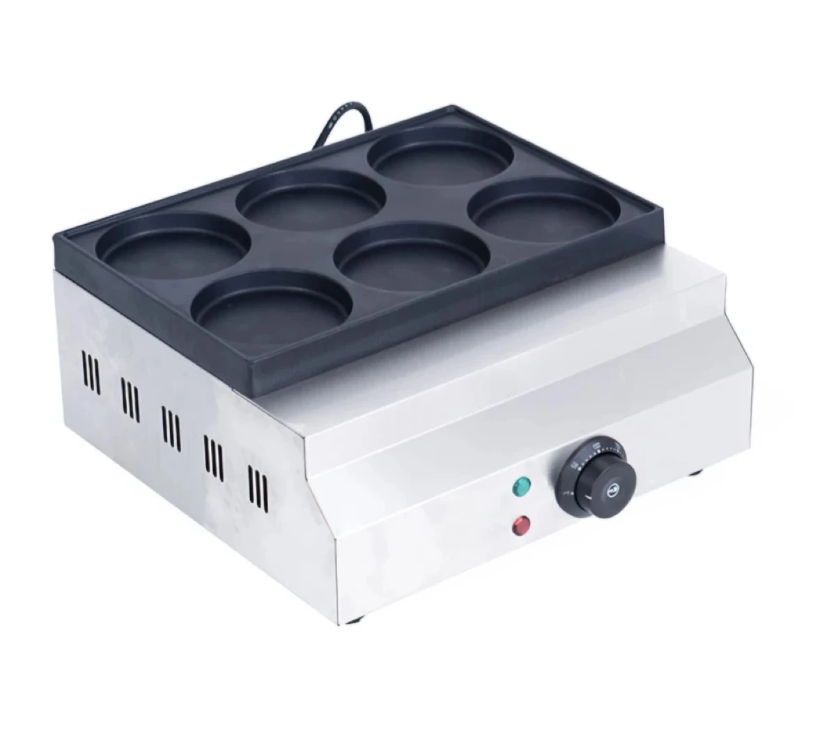 American Pancakes Muffin Maker - 6 Hole Non-stick Plate - Quatrone |Model:HX-2260