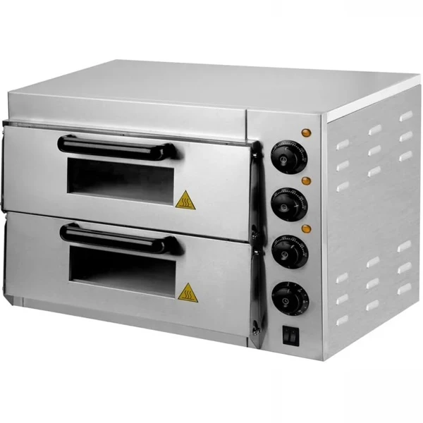 Double Deck Pizza Oven 16" – Commercial Electric Pizza Oven 13A 1-PH | Manchester- UK | HEP-2ST