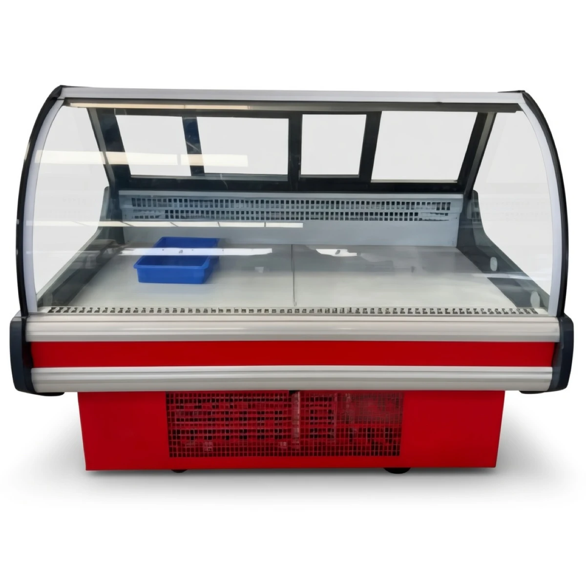 Butcher Meat Display Fridge - Serve Over Deli Counter - Curved Glass - 1500mm Wide |XLRG-15