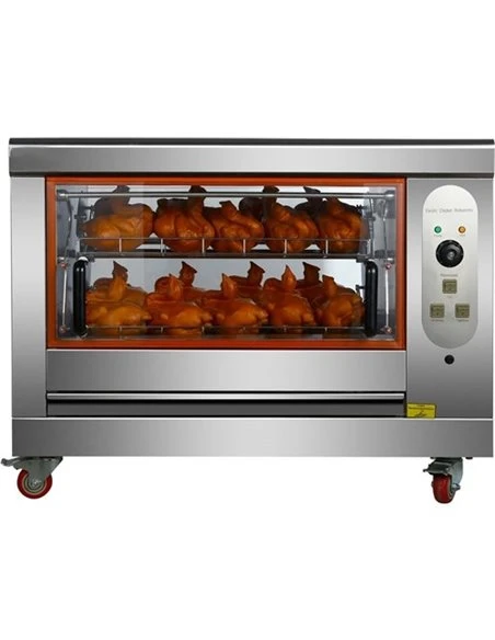 quatrone - Chicken Rotisserie Oven 12 - 18 Chicken Electric 1-PH Model:HEJ-268