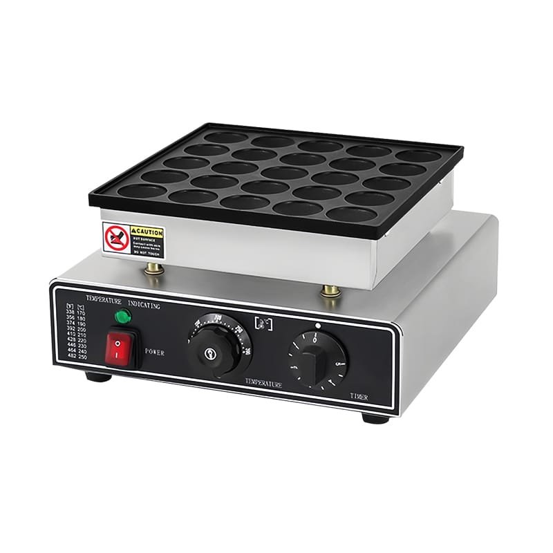 Quatrone 24-Hole Dutch Mini Pancakes Maker – Model NP-H25