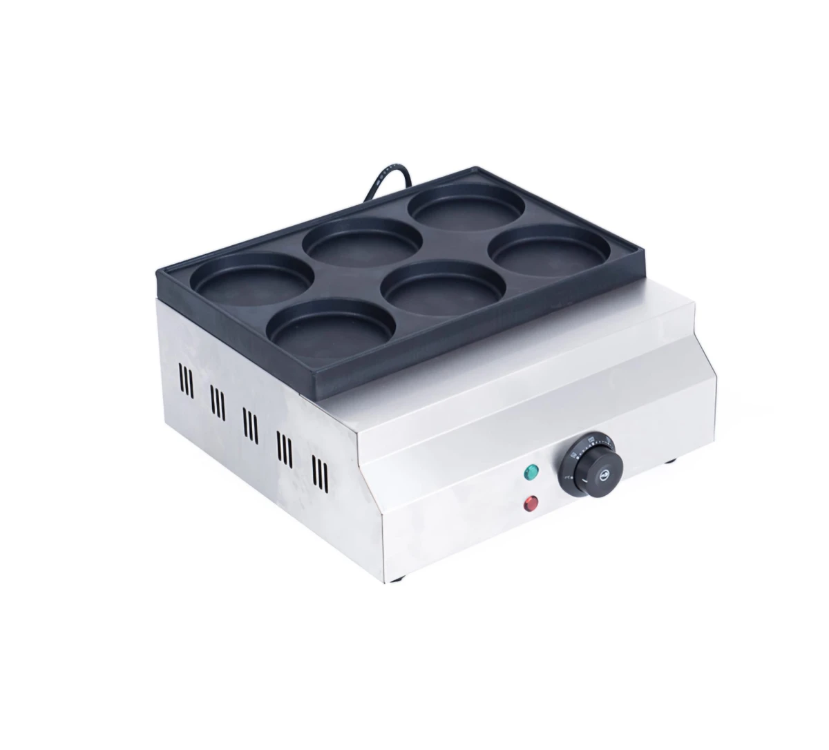 American Pancakes Muffin Maker - 6 Hole Non-stick Plate - Quatrone |Model:HX-2260