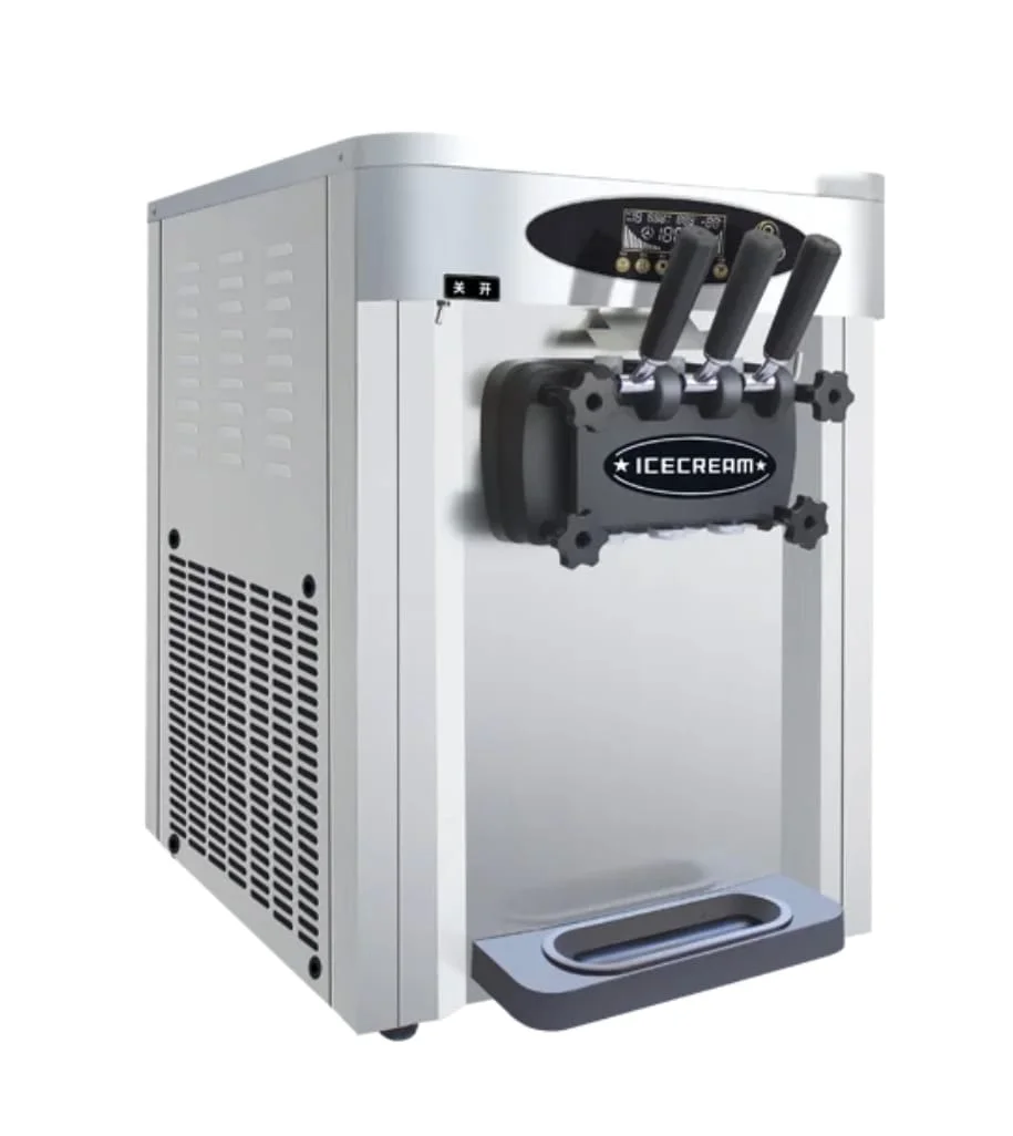 Quatrone Soft Serve Ice Cream Machine 2+1 Flavour 28 Litre Capacity - Model:HIM-25CTB