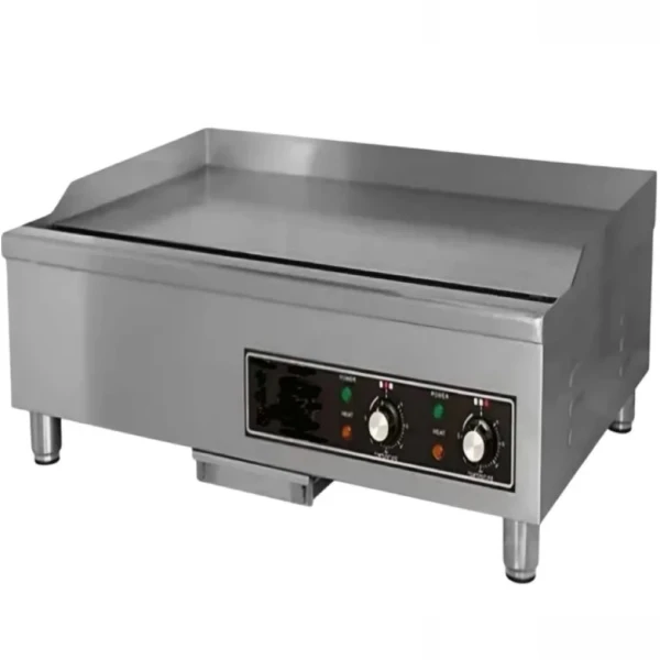 Quatrone Electric Griddle Stainless Steel - Chrome Plated 16mm Thick Plate -  Model:HEG-824-C