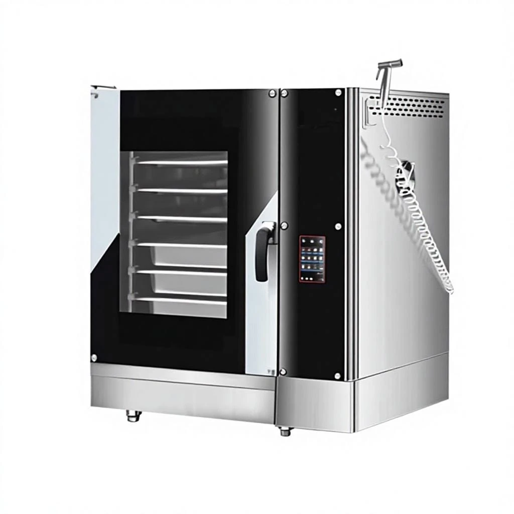 Commercial Electric Combi Oven - Steamer- 6 Grid - Programmable Touch Screen 6x GN1/1 |HCO-06