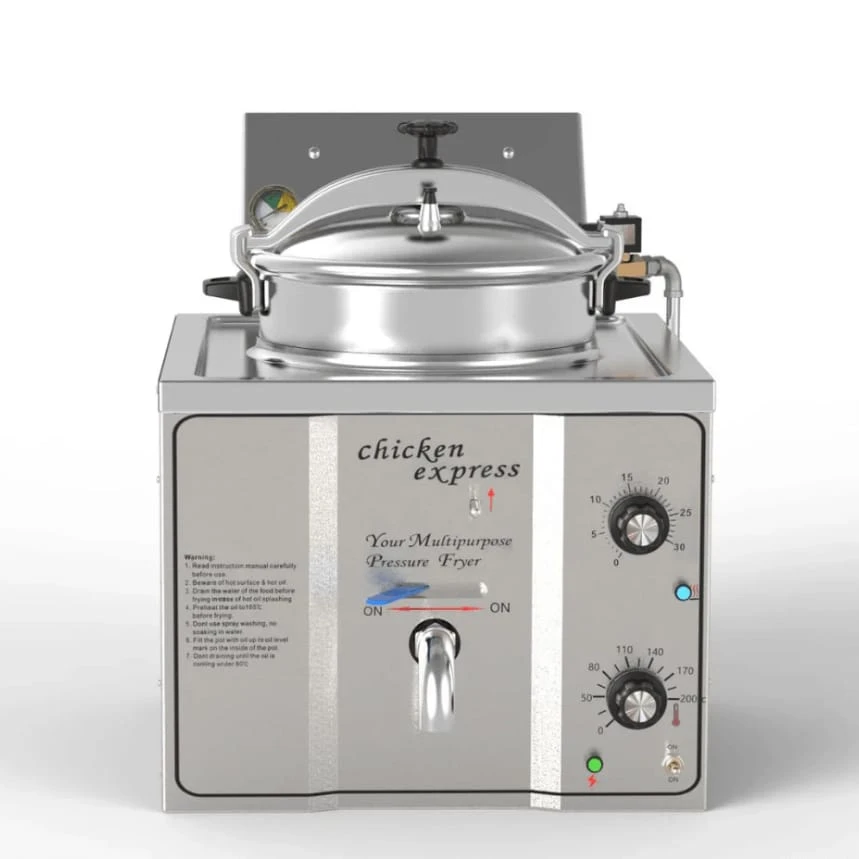 Electric Countertop Chicken Pressure Fryer 16 Litre Capacity- Model:MDZX-16
