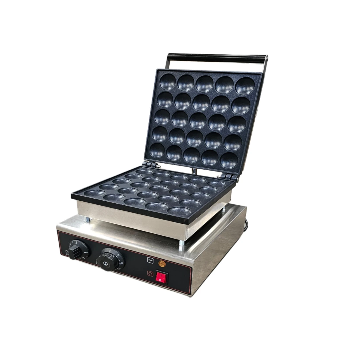 Dutch Mini Pancakes Muffin Maker - 25 Hole Non-stick Plate - Quatrone |Model:HX-2240B
