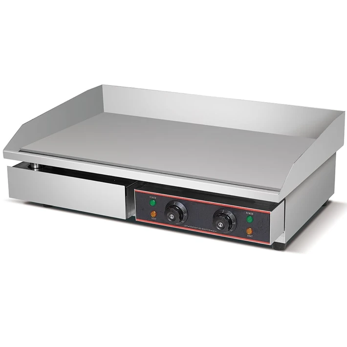 Chrome Griddle Hotplate Electric Smashed Burger Grill |HEG-820C