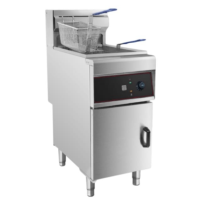 DF-28L Single Tank Twin Basket Deep Fryer Electric Single-PH