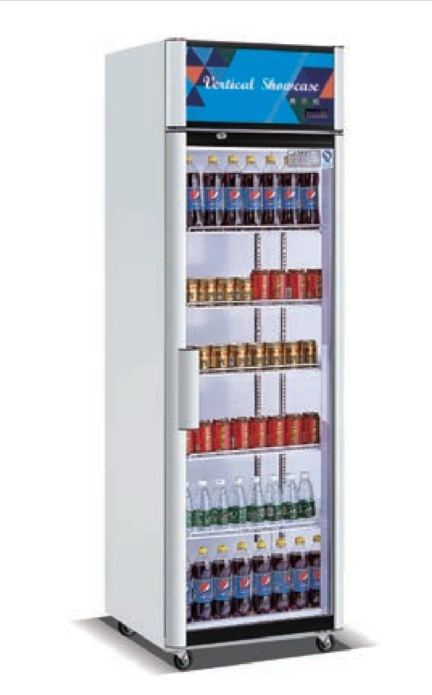 Commercial Beverage Fridge Bottle Cooler Single Door Air Cooling System Model: HEG-430A