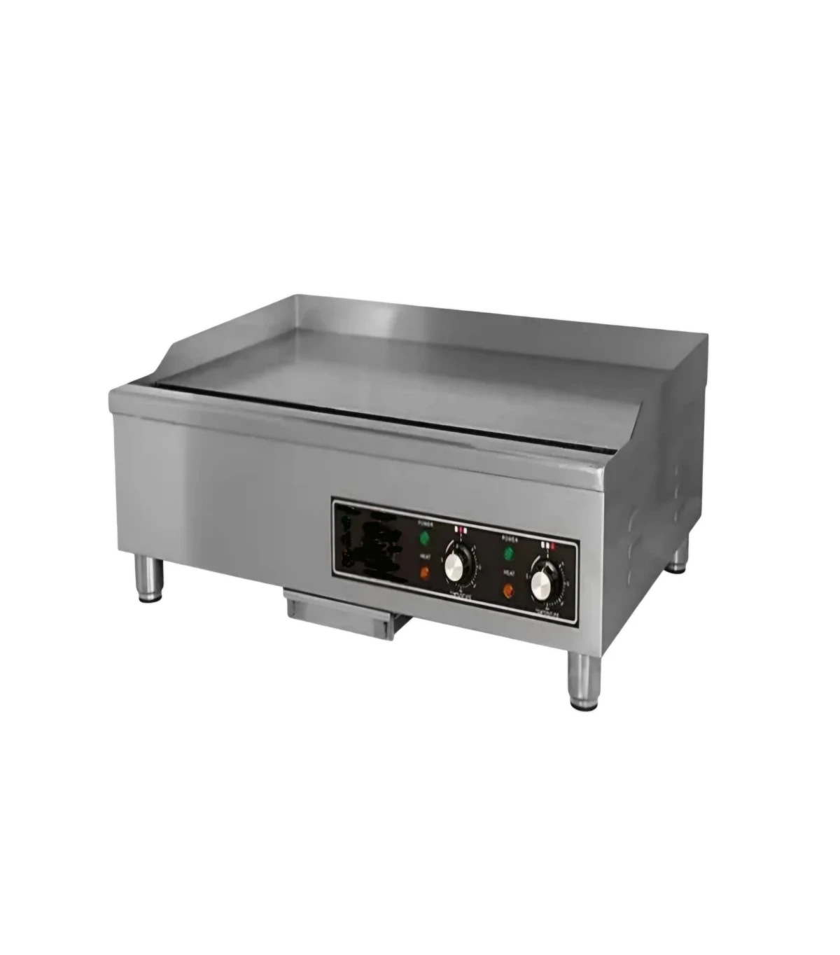 Quatrone Electric Griddle Stainless Steel - Chrome Plated 16mm Thick Plate -  Model:HEG-824-C