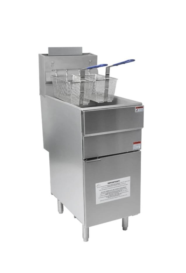 GF90 LPG Fryer Single Tank Double Basket