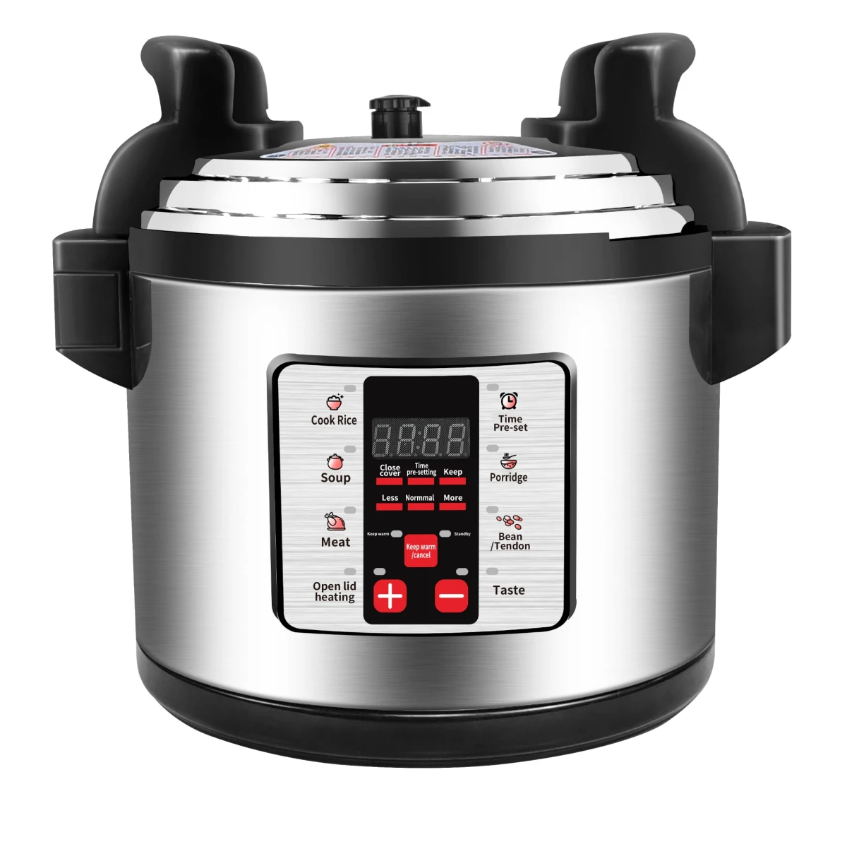 Electric Pressure Cooker - 18 Liter - 6in1 Pre-Setting Programmable - 1.9KW |HPC-18