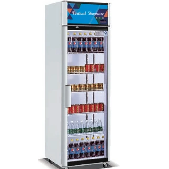 Commercial Beverage Fridge Bottle Cooler Single Door Static cooling System Model: HEG-430A