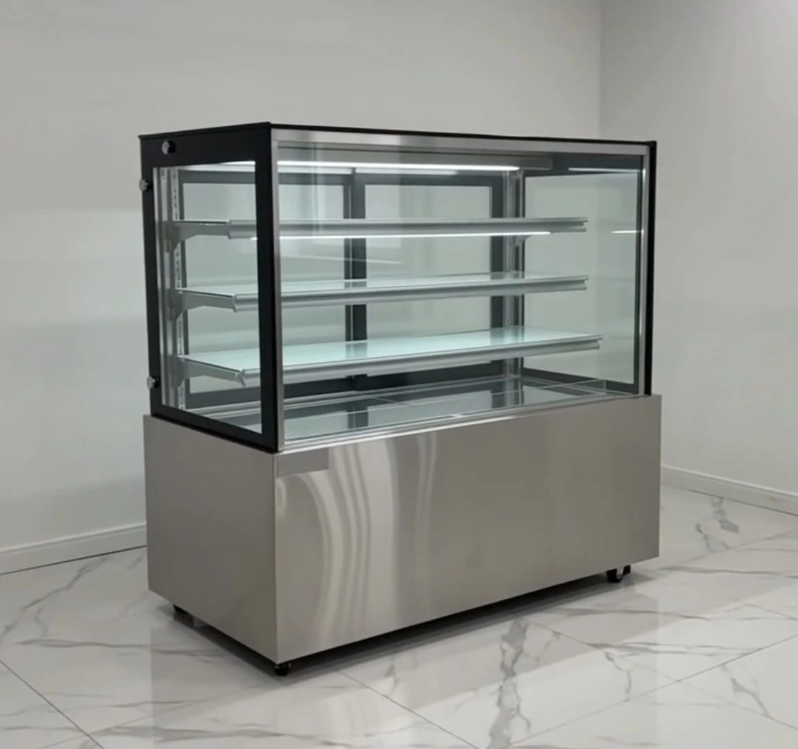 Luxury cake dessert display fridge Patisserie Showcase - XL-1500-SS