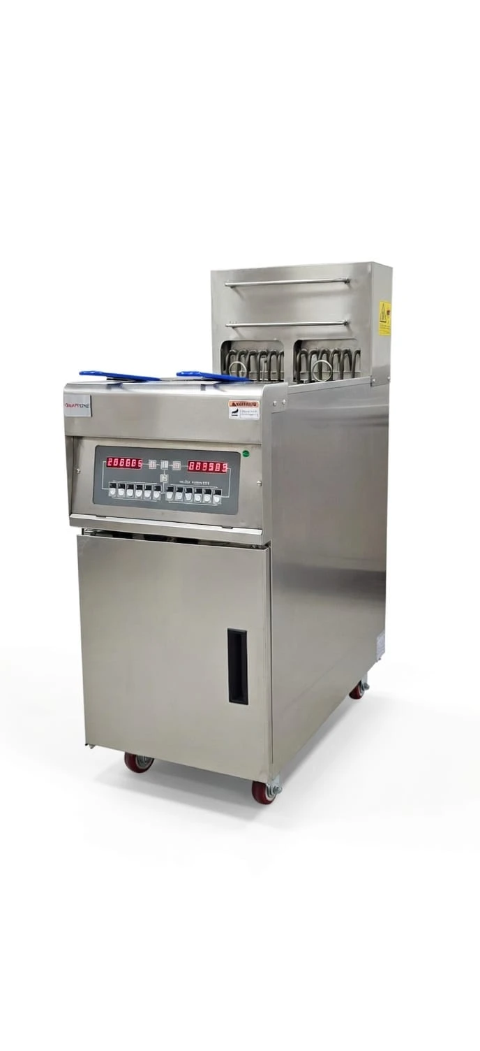 Automatic Electric Fryer Twin Tank - Double Basket- Programmable Micro Computer 9 Kw - Single Phase |HEF-871D2